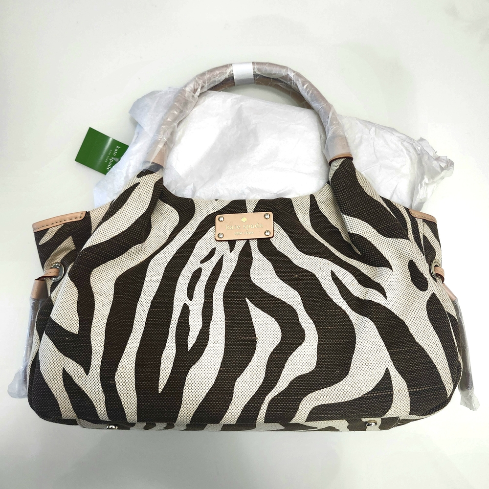 NWT Kate Spade Zebra Pattern Shoulder Bag